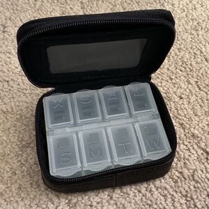Genuine Leather Pill Case.